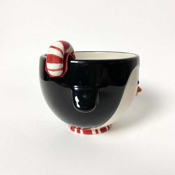 Hallmark 2007 Colorful Ceramic Penguin Shaped Bowl Dish Holiday Hosting Hostess - Picture 6 of 13